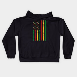 Juneteenth Independence Day Flag Kids Hoodie